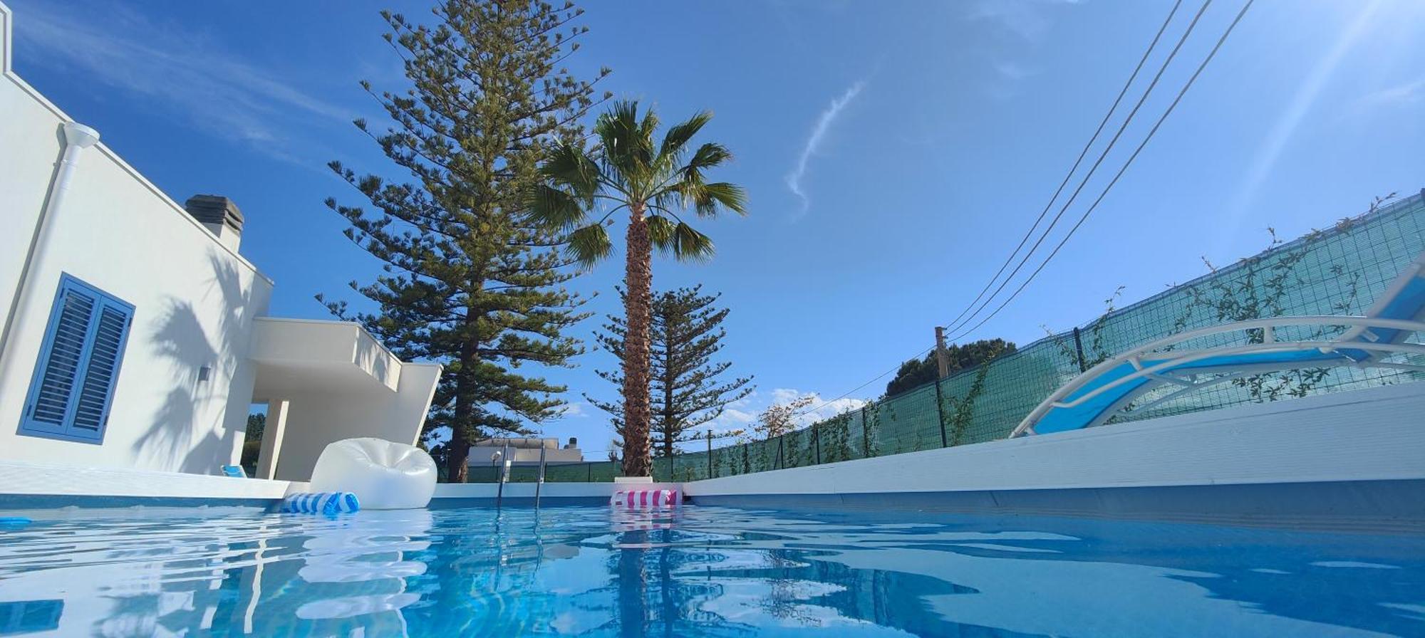 Pool Seaside Relais - Ville Ninfea, Marea, Rosa E Cassiopea Fontane Bianche Extérieur photo